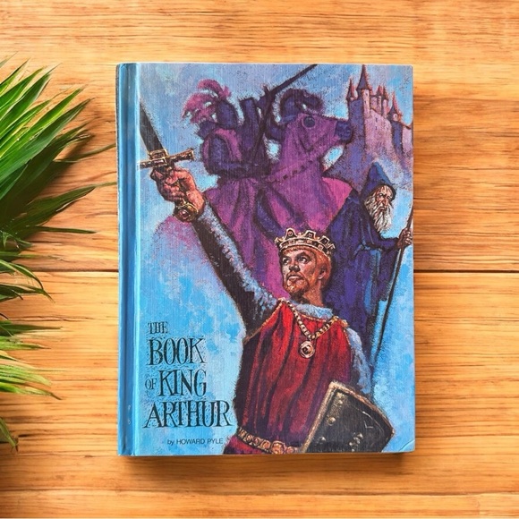VINTAGE The Book of King Arthur by Howard Pyle - Educator Classic Library - Picture 1 of 10